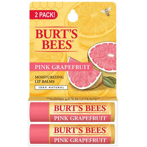 Burts Bees, Pink Grapefruit Lip Balm Blister Box, 0.15 Oz