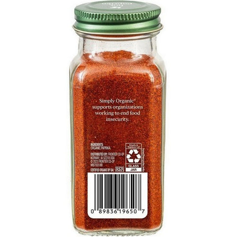 Simply Organic, Organic Hot Paprika, 2.86 Oz