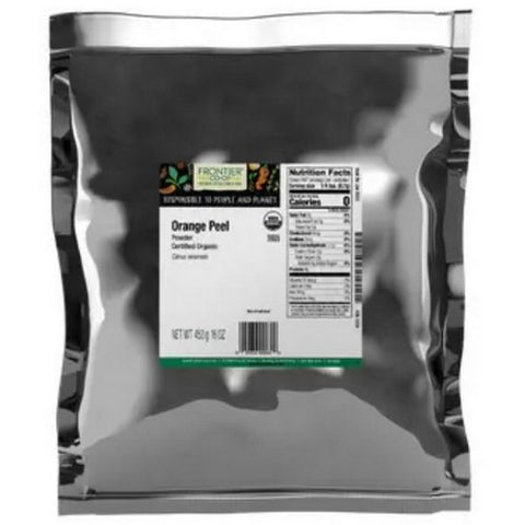 Frontier Coop, Organic Orange Peel Powder, 1 Lb