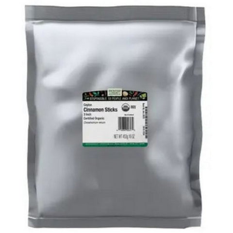 Organic Ceylon Cinnamon Sticks 3" 1 Lb by Frontier Coop