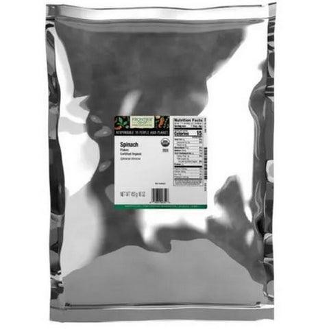Frontier Coop, Organic Spinach Flakes, 1 Lb