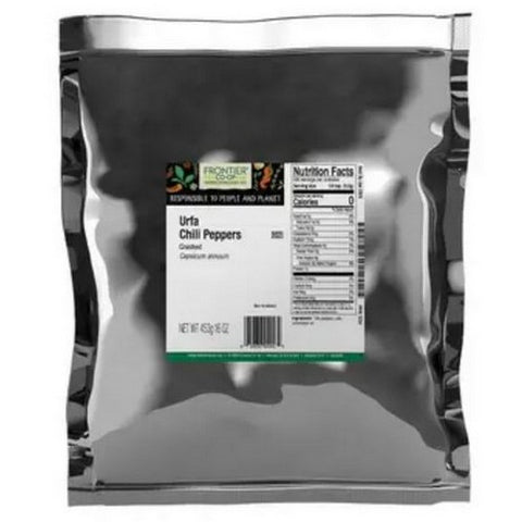 Frontier Coop, Urfa Chili Peppers Crushed, 1 Lb