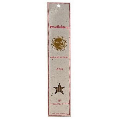 Pondicherry Natural Incense, Lots Incense Sticks, 15 Count