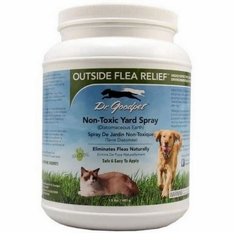 Dr. Goodpet, Outside Flea Relief Non Toxic Yard Spry, 1 lb