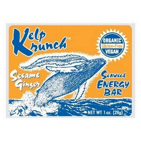 Maine Coast Sea Vegetables, Ginger Kelp Krunch Bar, 1 Oz