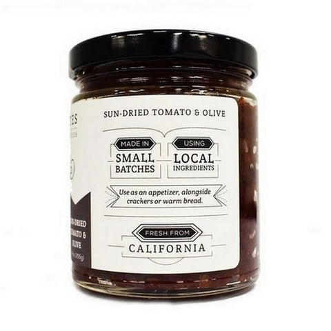 Sutter Buttes, Sun Dried Tomato And Olive Tapenade, 9 Oz