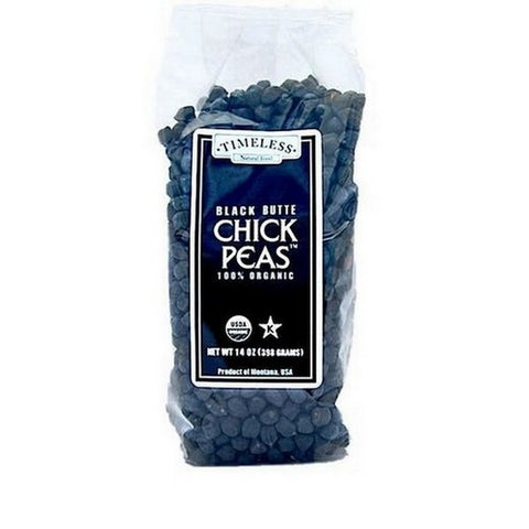 Timeless Natural Foods, Organic Black Kabuli Chickpeas, 14 Oz