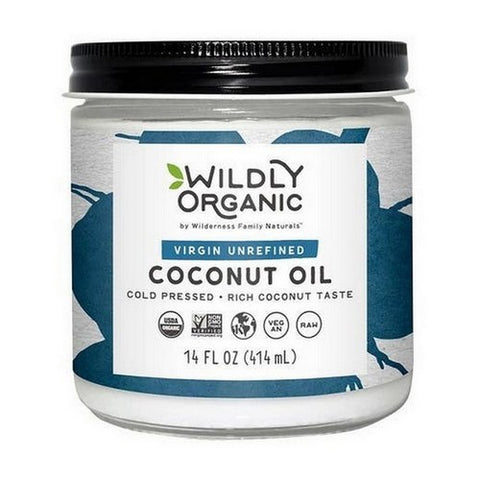 Wildly Natural, Unrefined Virgin Coconut Oil, 14 Oz
