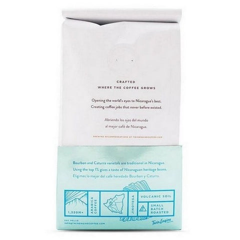 Twin Engine Coffee, Organic Estate Breakfast Whole Bean Coffee, 14 Oz