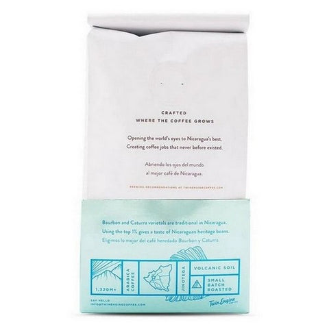 Twin Engine Coffee, Organic Estate Dark Coffee, 14 Oz