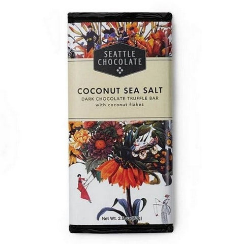 Coconut Sea Salt Truffle Bar 2.5 Oz by Maeve Chocolate