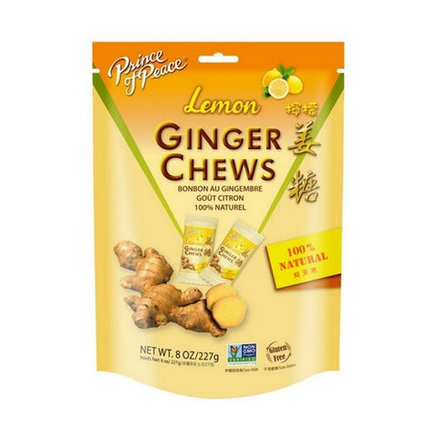 Prince Of Peace, Lemon Ginger Chews, 8 Oz