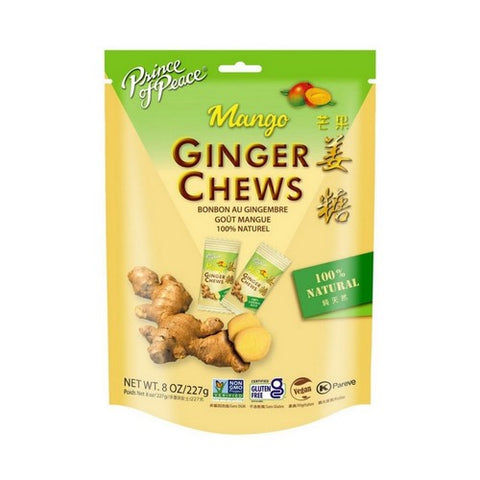 Prince Of Peace, Mango Ginger Chews, 8 Oz