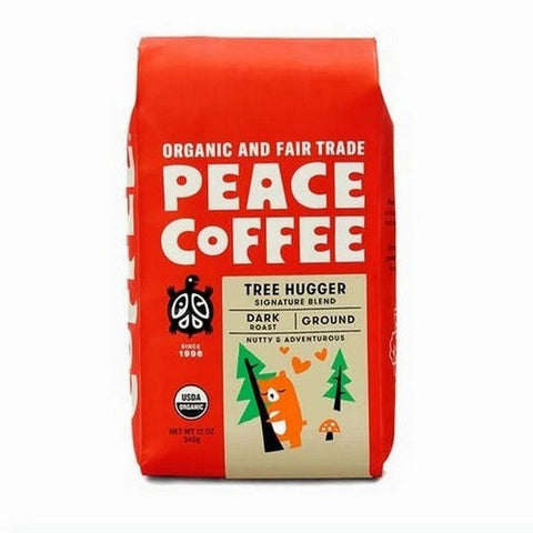 Peace Coffee, Ground Tree Hugger Blend, 12 Oz