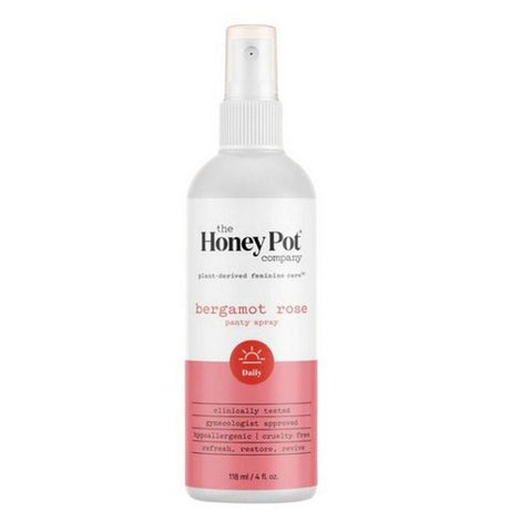 The Honey Pot, Bergamot Rose Deodorant Spray, 4 Oz