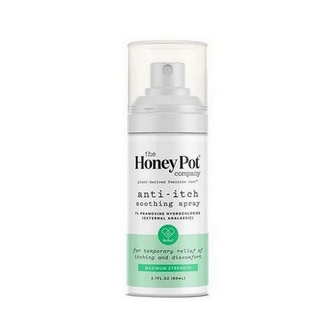 The Honey Pot, Anti Itch Soothing Spray Maximum Strength, 2.71 Oz