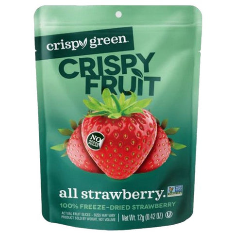 Crispy Green, Strawberry Freeze Dried Fruit, 0.42 Oz