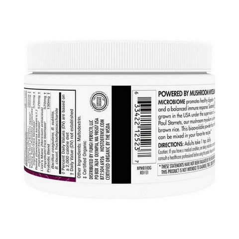 Host Defense, MycoBotanicals Microbiome Powder, 100 Grams