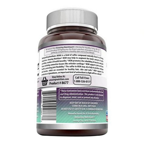 Amazing Nutrition, Amazing Formulas MSM, 1000 mg, 200 Tabs