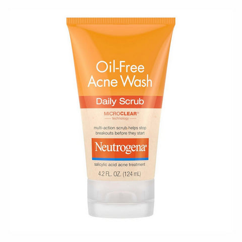 Neutrogena, Oil Free Acne Wash Daily Scrub, 4.2 Oz