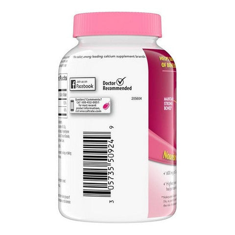Caltrate, 600 Plus D3 Bone Strength, 120 Tabs Caltrate