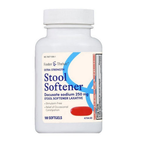 Extra Strength Stool Softener Softgels 100 Each by Health Mart