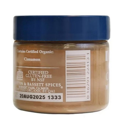 Morton & Bassett, Organic Ground Cinnamon Mini, 1.2 Oz (Case Of 3)
