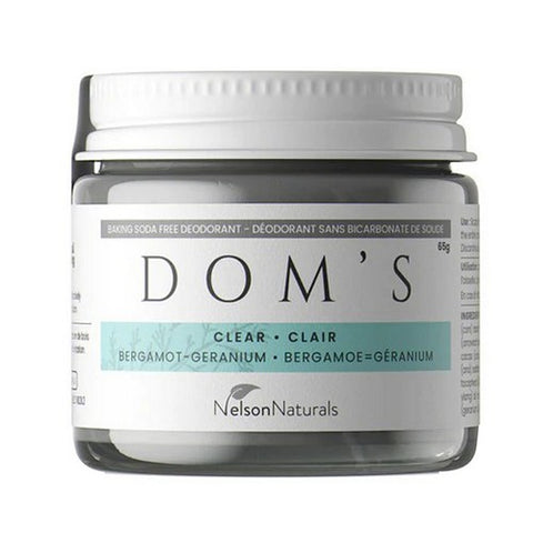 Nelson Naturals, Natural Deodorant Clear, 65 Grams