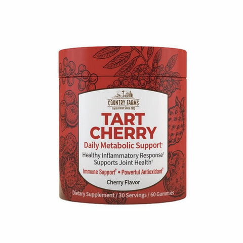 Country Farms, Tart Cherry, 60 Gummies