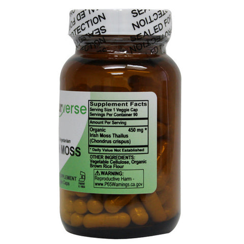 Naturverse, Irish Moss Powder Capsules, 90 VegCaps