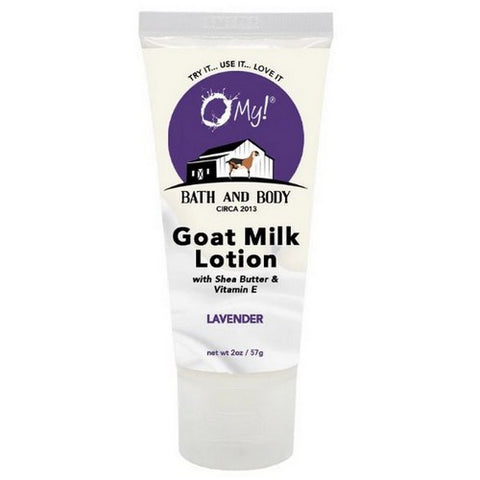 O MY!, Lavender Goat Milk Lotion, 2 Oz