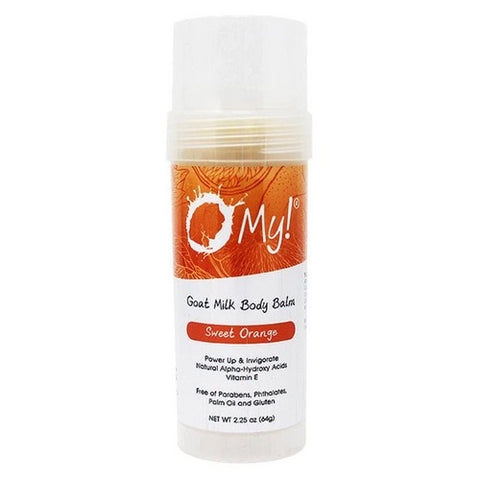 O MY!, Goat Milk Body Balm Sweet Orange, 2.25 Oz