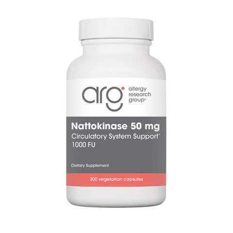 Nutricology/ Allergy Research Group, Nattokinase NSK-SD 1000 Fibrinolytic Units, 50 Mg, 300 Veg Caps