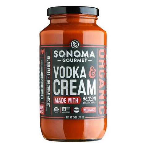 Sonoma Gourmet, Vodka Cream Pasta Sauce, 25 Oz (Case Of 6)