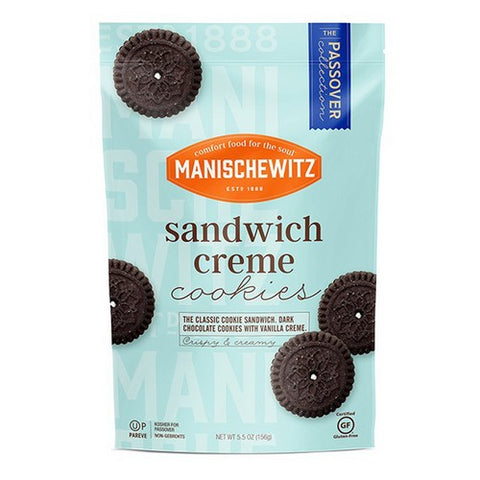 Manischewitz, Crème Sandwich Cookies, 5.5 Oz (Case Of 12)