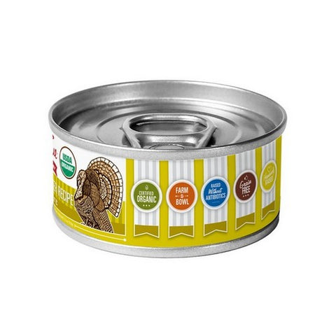 Tender And True, Organic Wet Cat Food Turkey And Liver, 5.5 Oz (Case Of 24)