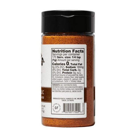 Kinders, Seasoning Woodfired Garlic, 6 Oz (Case Of 6)