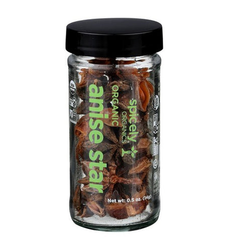 Spicely Organics, Organic Anise Star Pods, 0.5 Oz (Case Of 3)