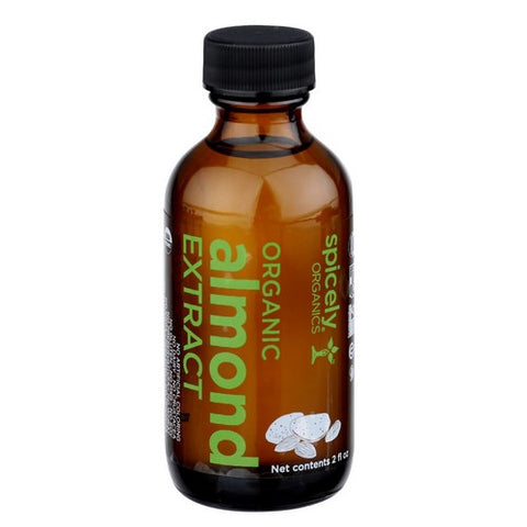 Spicely Organics, Organic Almond Extract, 2 Oz (Case Of 6)