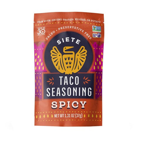 Siete, Spicy Taco Seasoning, 1.3 Oz (Case Of 12)