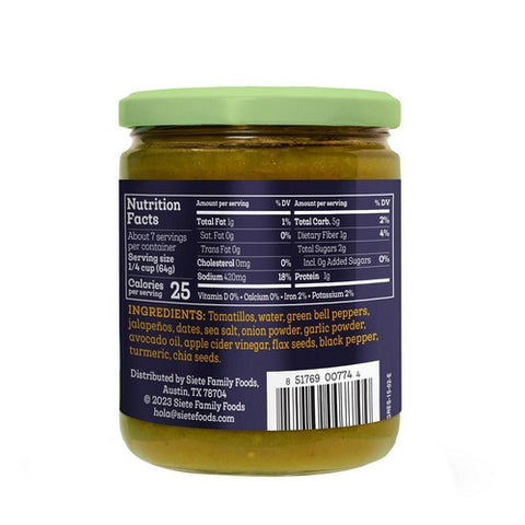 Siete, Green Enchilada Sauce, 15 Oz (Case Of 6)