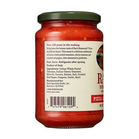 Rao's, Sauce Pizza Arrabbiata, 12.3 Oz (Case Of 6)