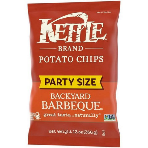 Kettle Foods, Backyard Barbeque Potato Chips, 13 Oz (Case Of 9)