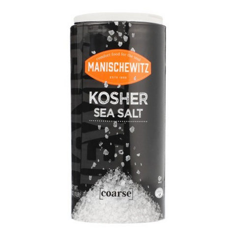 Manischewitz, Sea Salt Kosher, 16 Oz (Case Of 12)