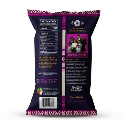 Siete, Cinnamon Chips Churro Strips Grain Free, 5 Oz (Case Of 12)
