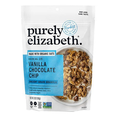Purely Elizabeth, Ancient Grain Granola Vanilla Chocolate Chip, 12 Oz (Case Of 6)