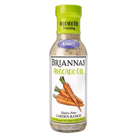 Briannas, Avocado Oil Dressing Garden Ranch Dairy Free, 10 Oz (Case Of 6)