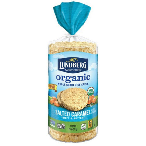 Lundberg, Organic Rice Cakes Salted Caramel, 11 Oz (Case Of 6)