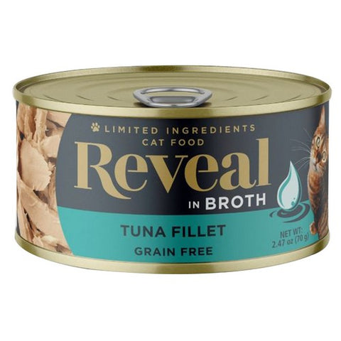 Reveal, Tuna Fillet In Broth Wet Cat Food, 2.47 Oz (Case Of 24)