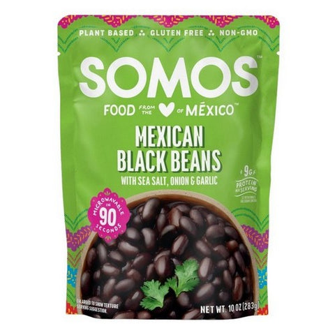 Somos, Mexican Black Beans Ready To Eat, 10 Oz (Case Of 6)